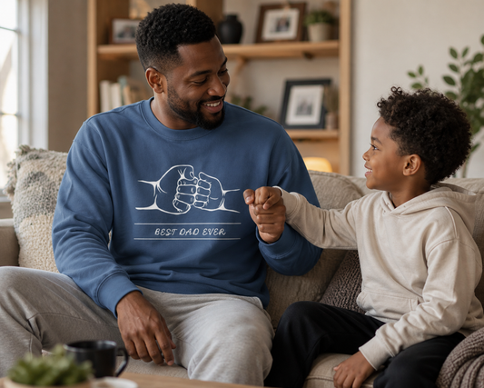 Best Dad Ever Crewneck Sweatshirt – Meaningful Father Gift