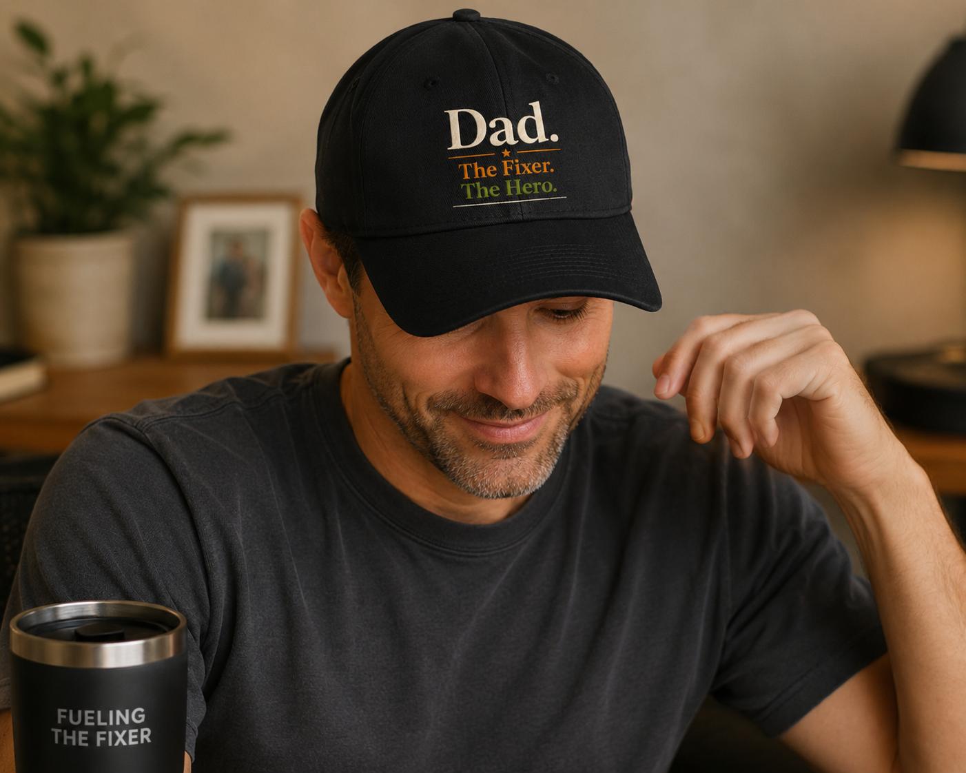 Dad. The Fixer. The Hero. Twill Cap
