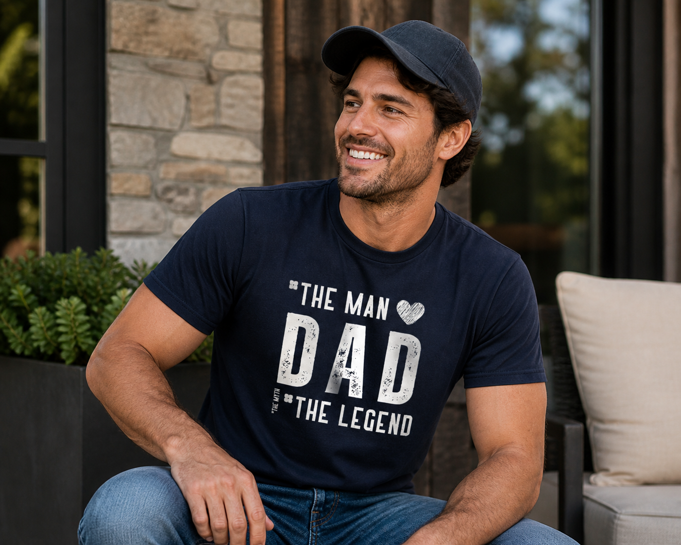 The Man The Myth The Legend Dad Shirt – Funny Father’s Day Graphic Tee, Gift for Dad