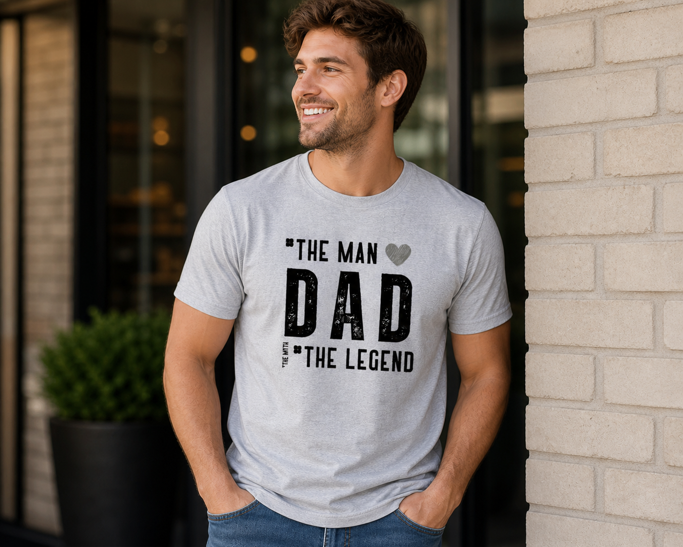 The Man The Myth The Legend Dad Shirt – Funny Father’s Day Graphic Tee, Gift for Dad